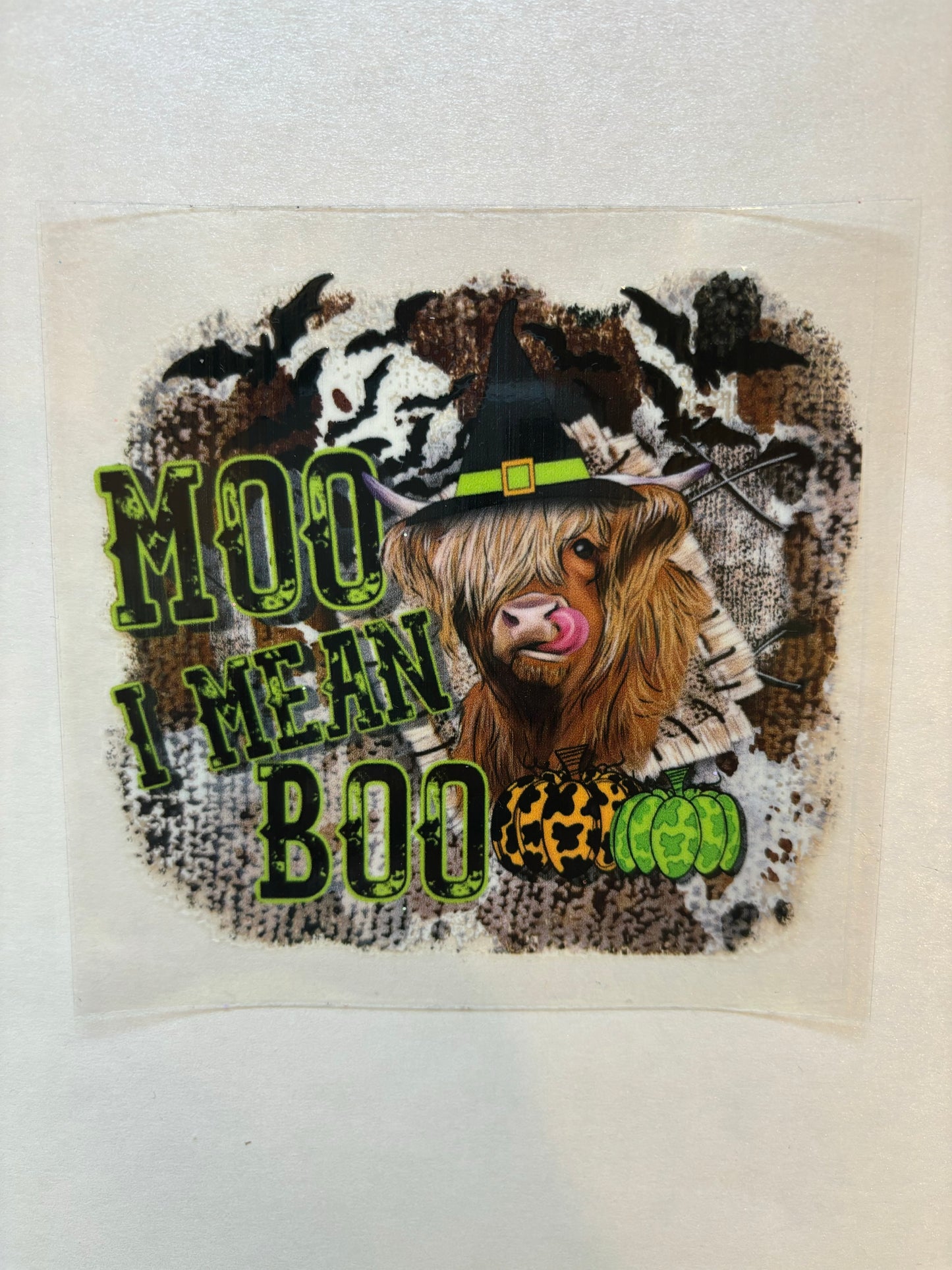 Moo I mean boo