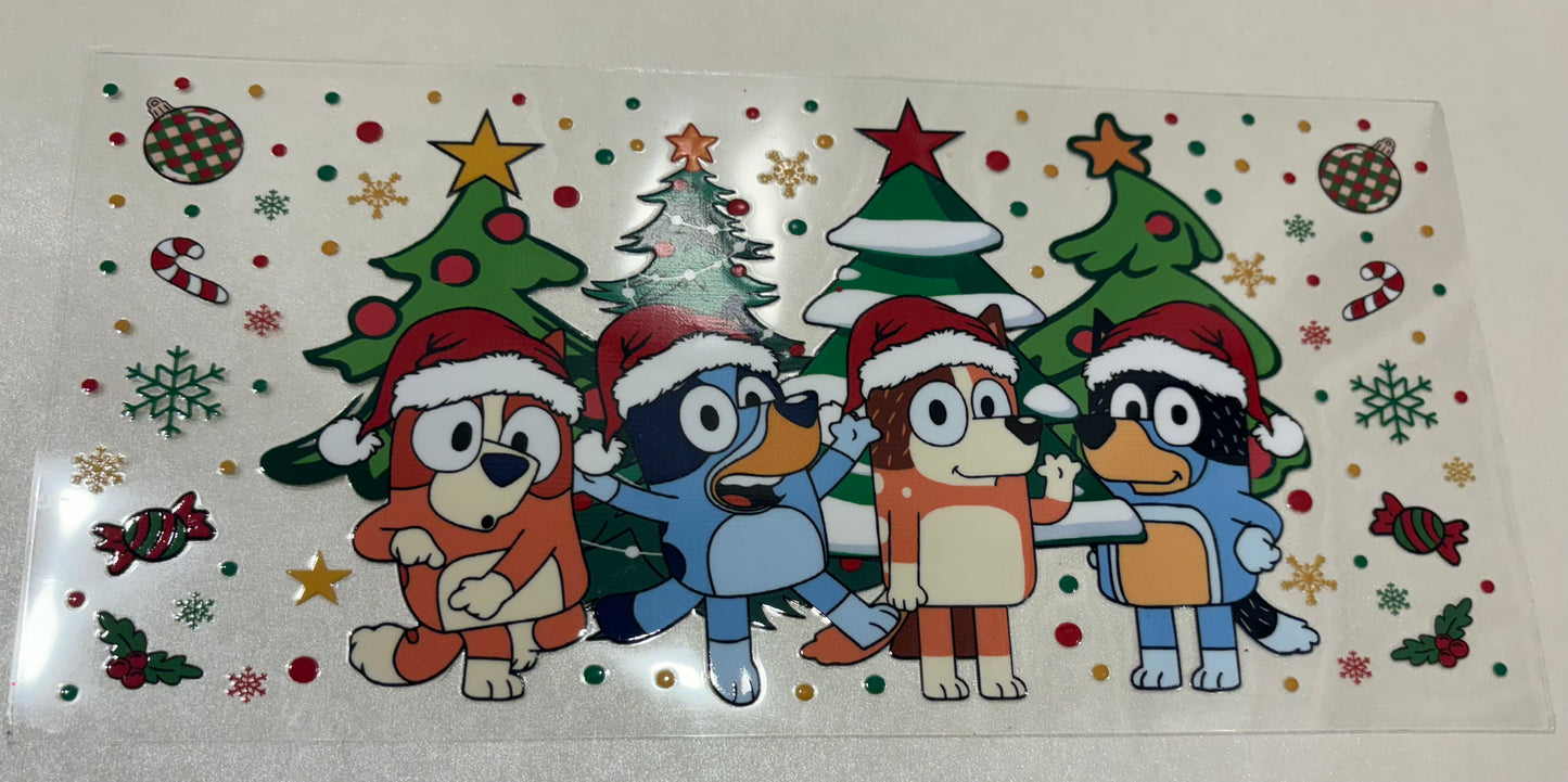 Blue pup and family Christmas #1