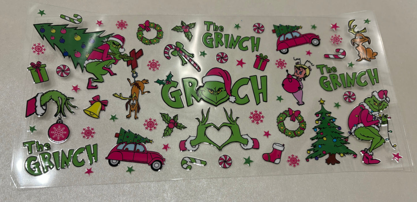 Pink green Christmas