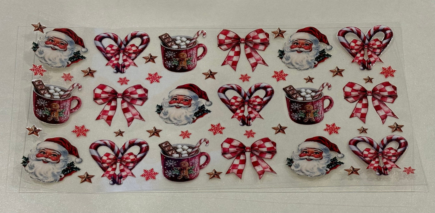 Santa and hot chocolate