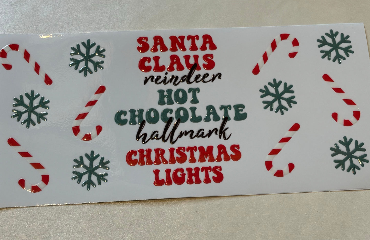 Christmas, hot chocolate, and movies